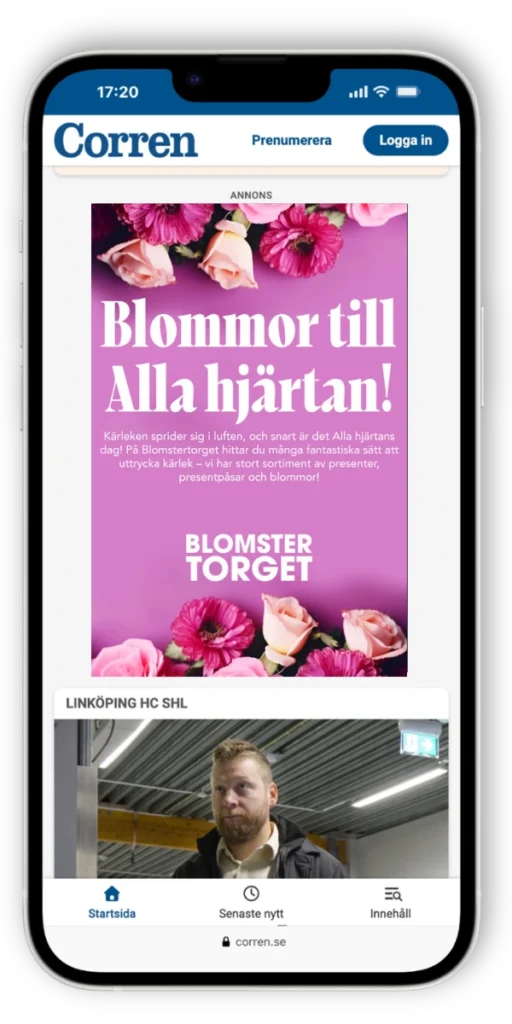 mid-scroll corren.se