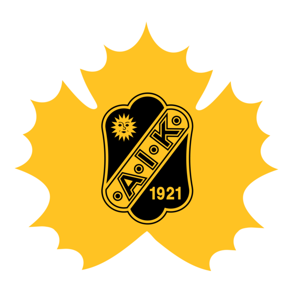 Skellefteå AIKs logga som är gul och svart.